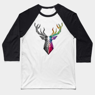 Polygon deer Baseball T-Shirt